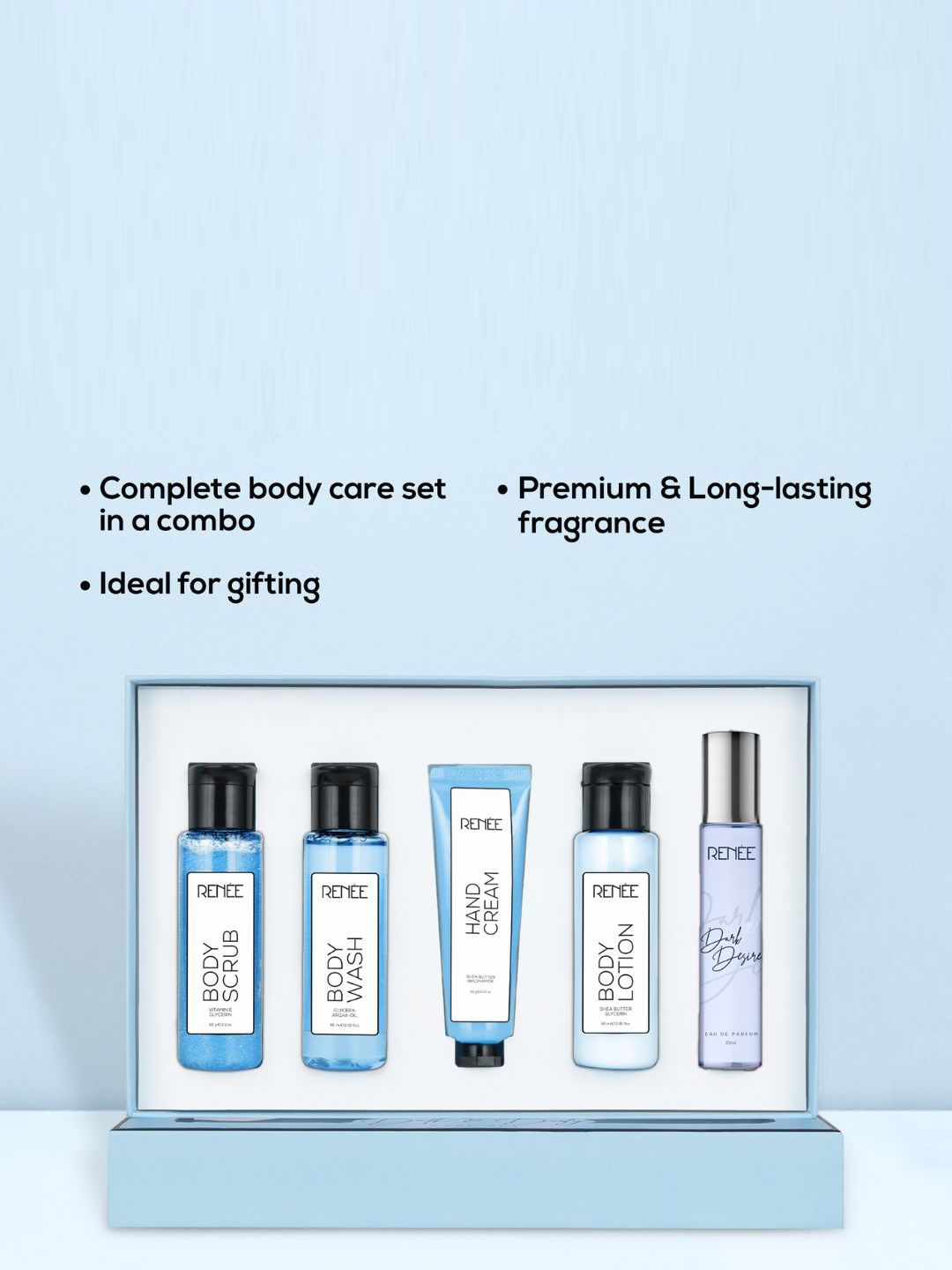 Buy Renee Set Of 5 Dark Premium Luxurious Desire Bath & Body Skin
