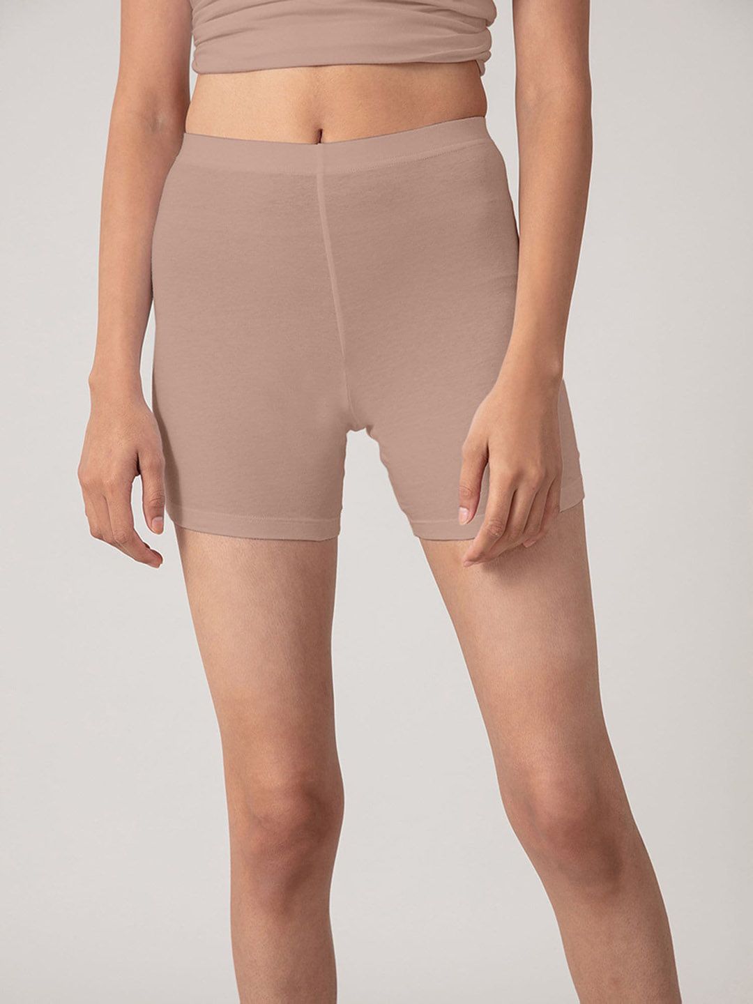 Nykd Women Nude-Coloured Shorts Price in India