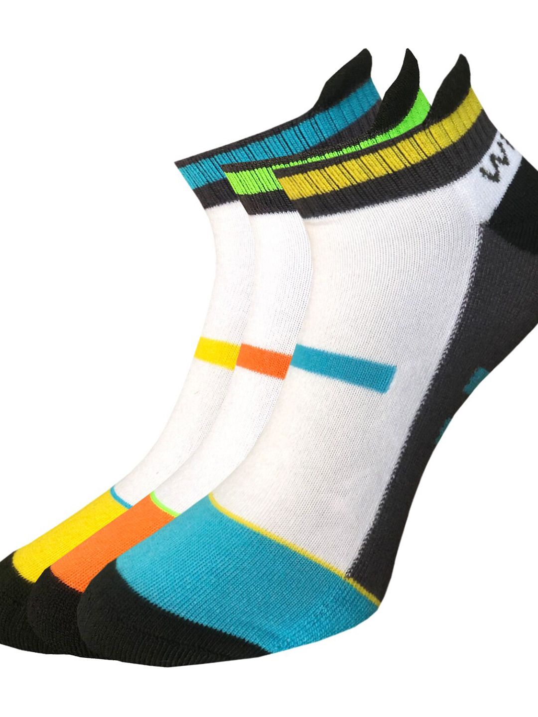 WROGN Men Pack Of 3 Patterned Ankle Socks