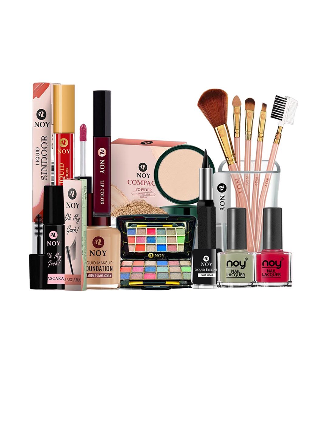 NOY Set Of 15 Makeup Combo - Delight For Radiant Beauty - No. 739 deal from myntra