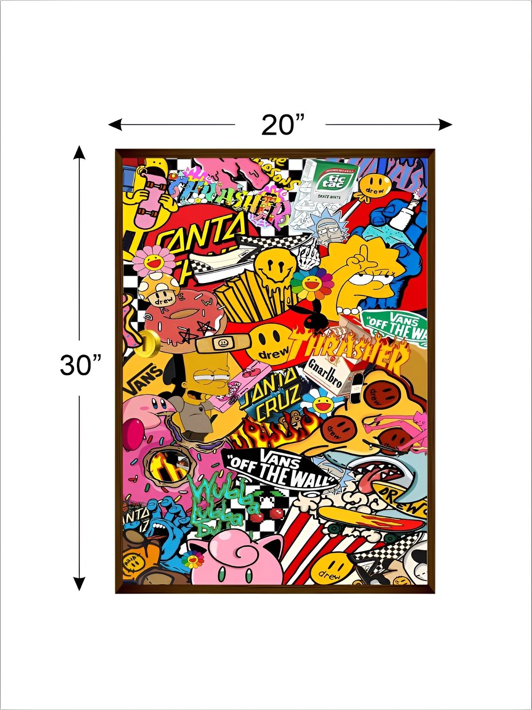 Buy Artsense Yellow Canvas Wall Living Room Rectangle Potrait
