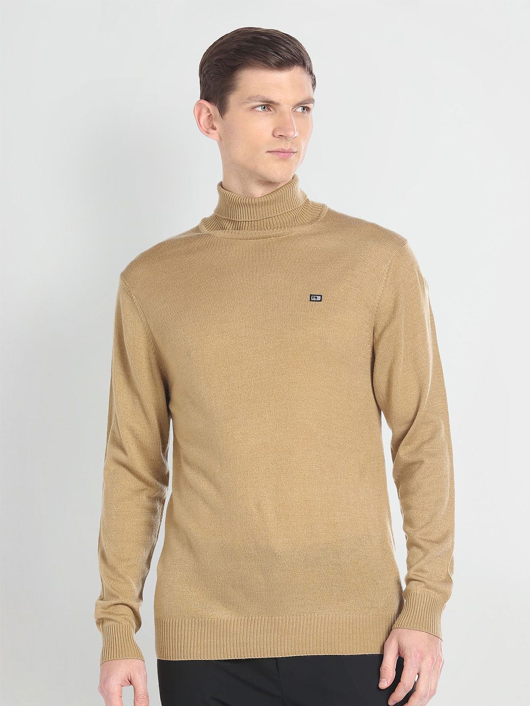 Arrow Sport Turtle Neck Acrylic Sweater
