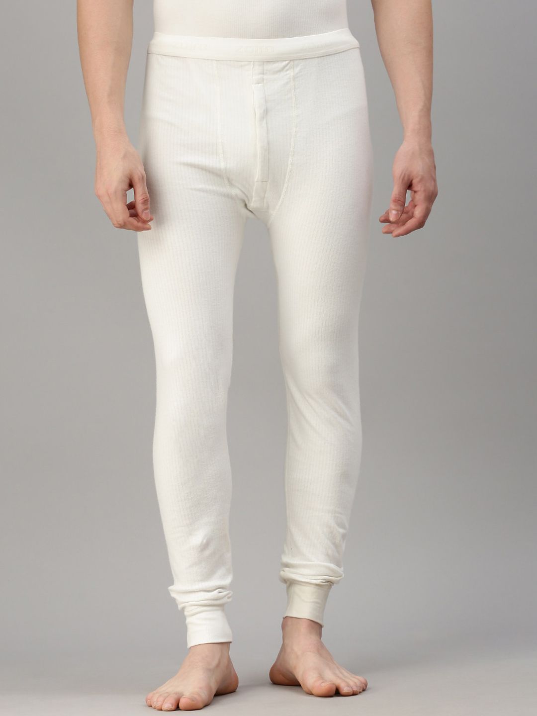 Zoiro Men Ribbed Thermal Bottoms