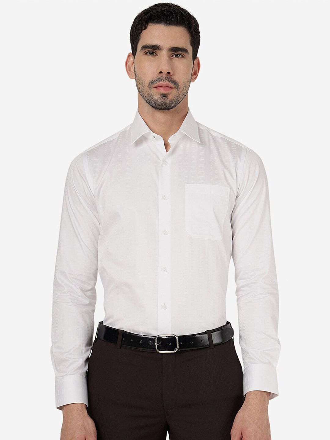 JADE BLUE Slim Fit Classic Cotton Formal Shirt