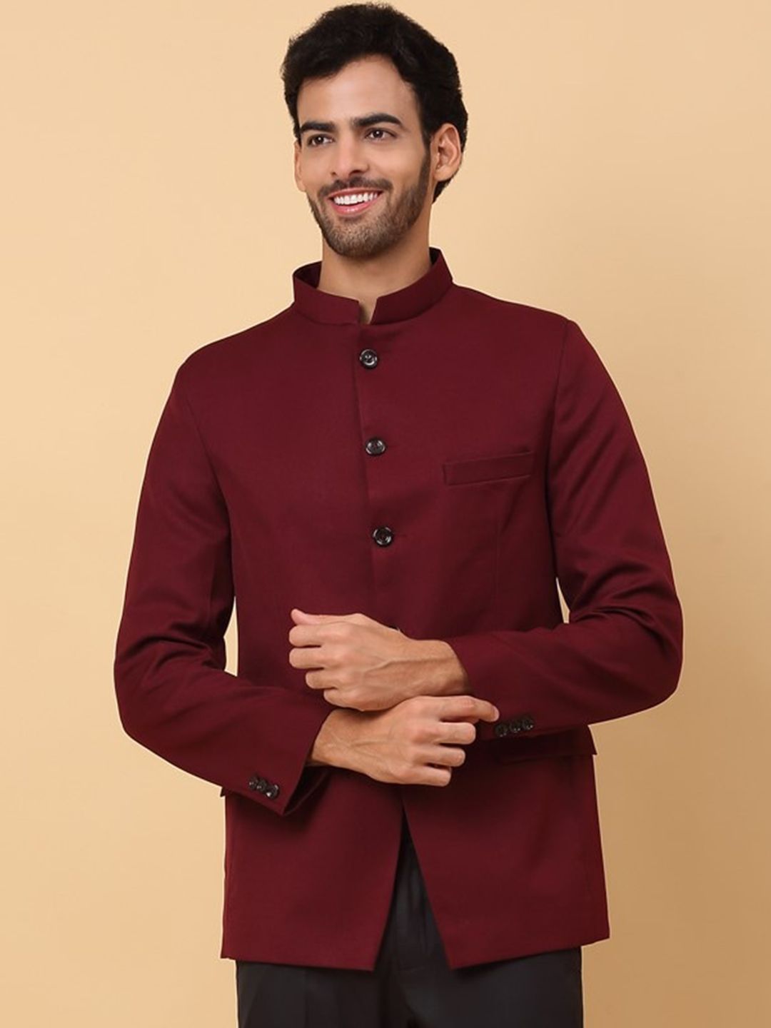 KRAFT INDIA Mandarin Collar Blazers