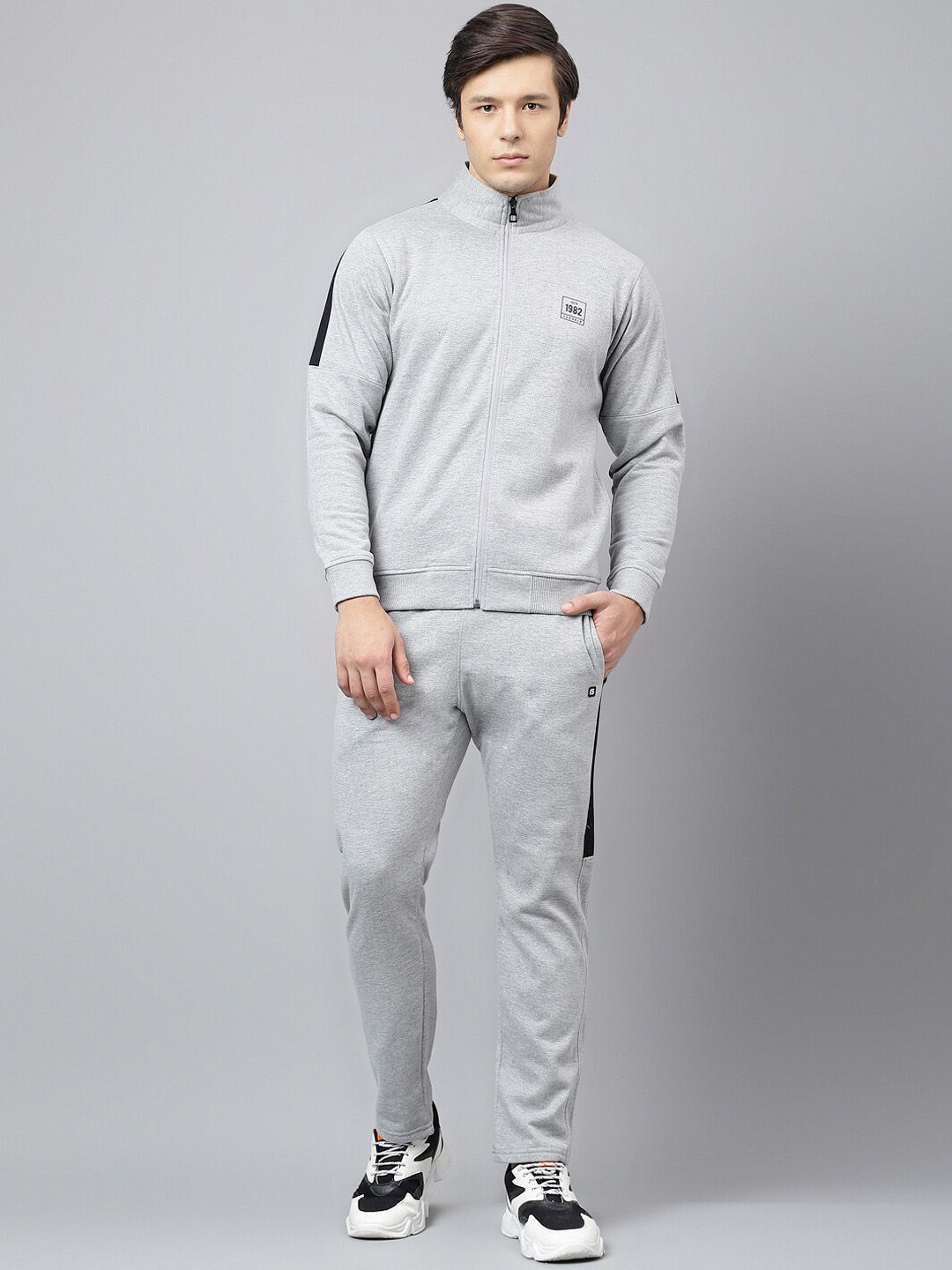 FCK GOLD Mock Collar Sports Tracksuit