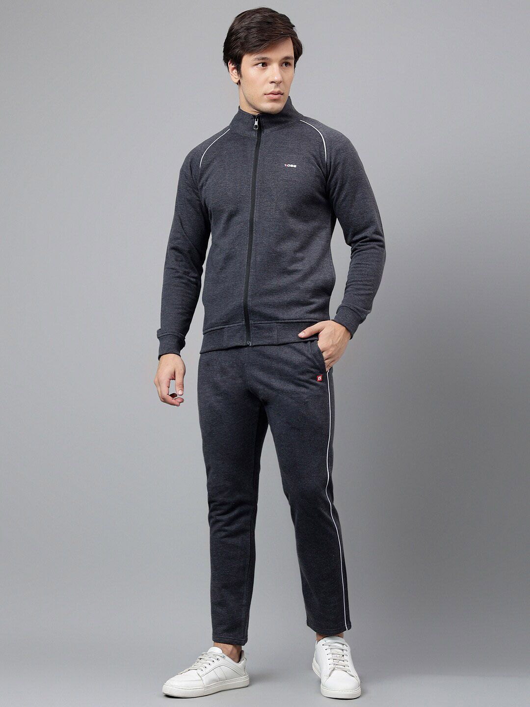 FCK GOLD Mock Collar Sports Tracksuit