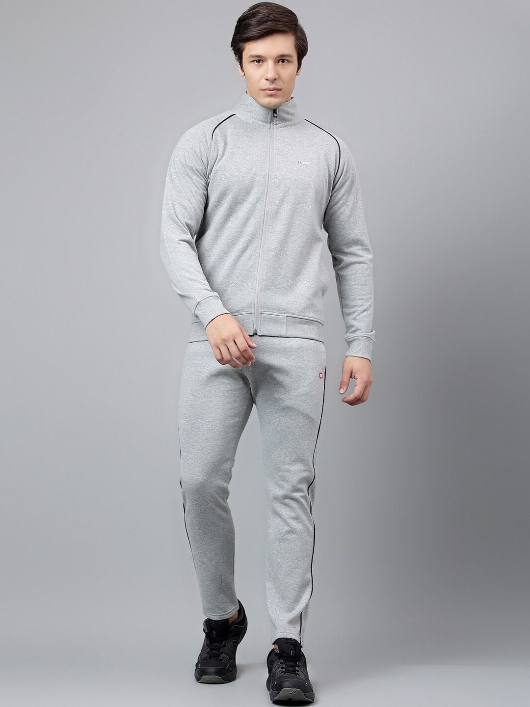 FCK GOLD Mock Collar Long Sleeves Tracksuit