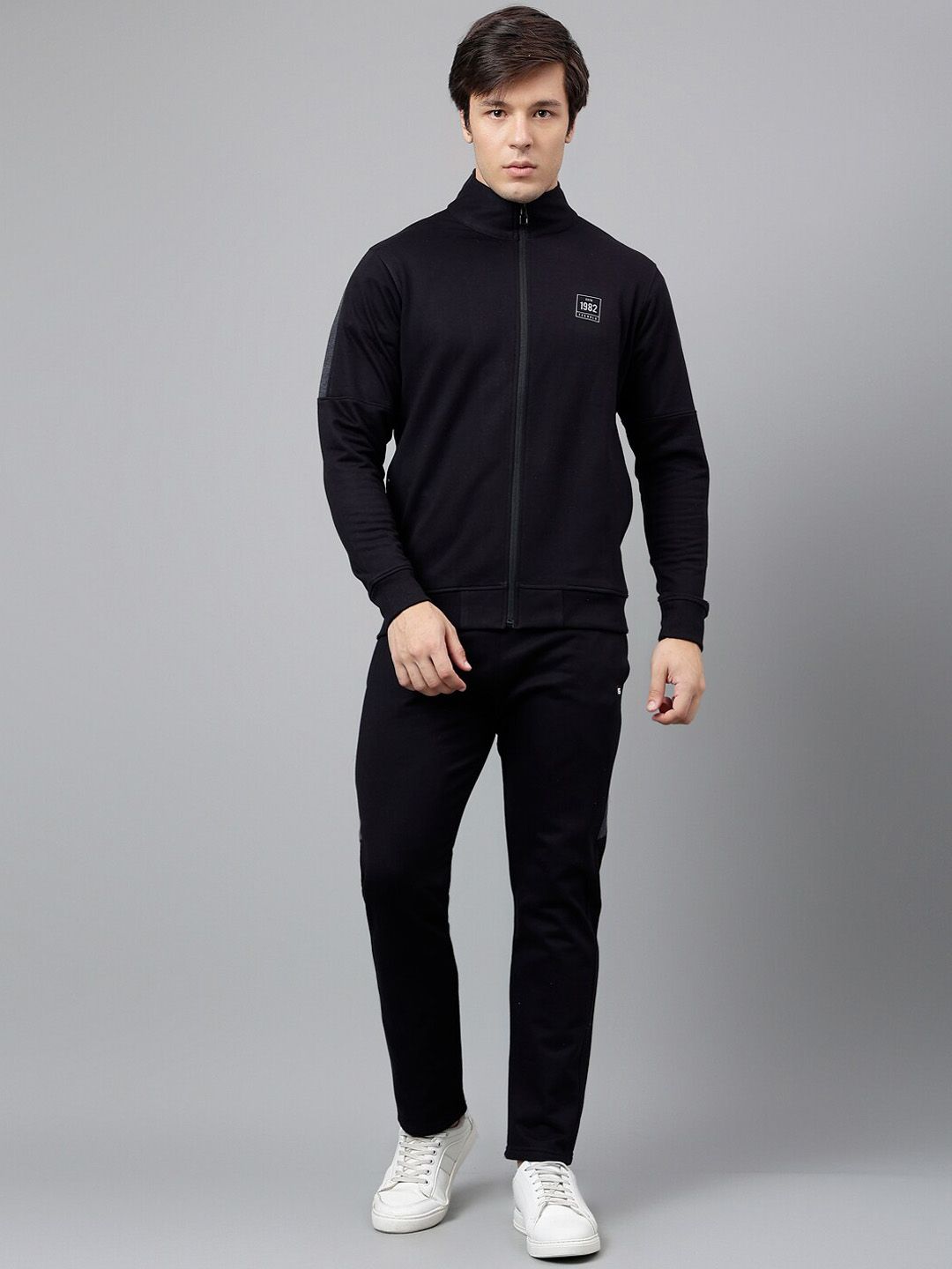 FCK GOLD Mock Collar Long Sleeves Tracksuit