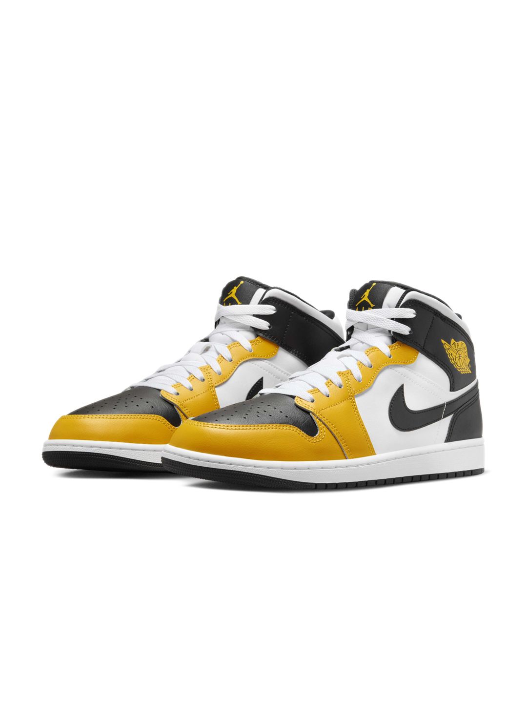 AIR JORDAN 1 MID SE ブラック/イエロー UK9 Buy Nike Men Air Jordan 1 Mid Sneaker - Casual Shoes for Men