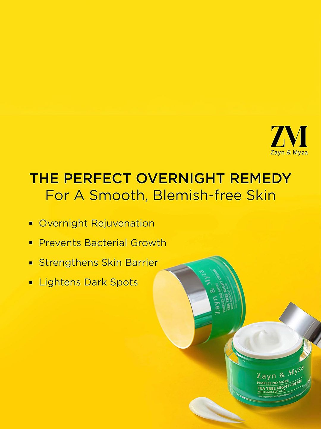 Buy ZM Zayn & Myza Tea Tree Day Cream & Night Cream Combo Dark