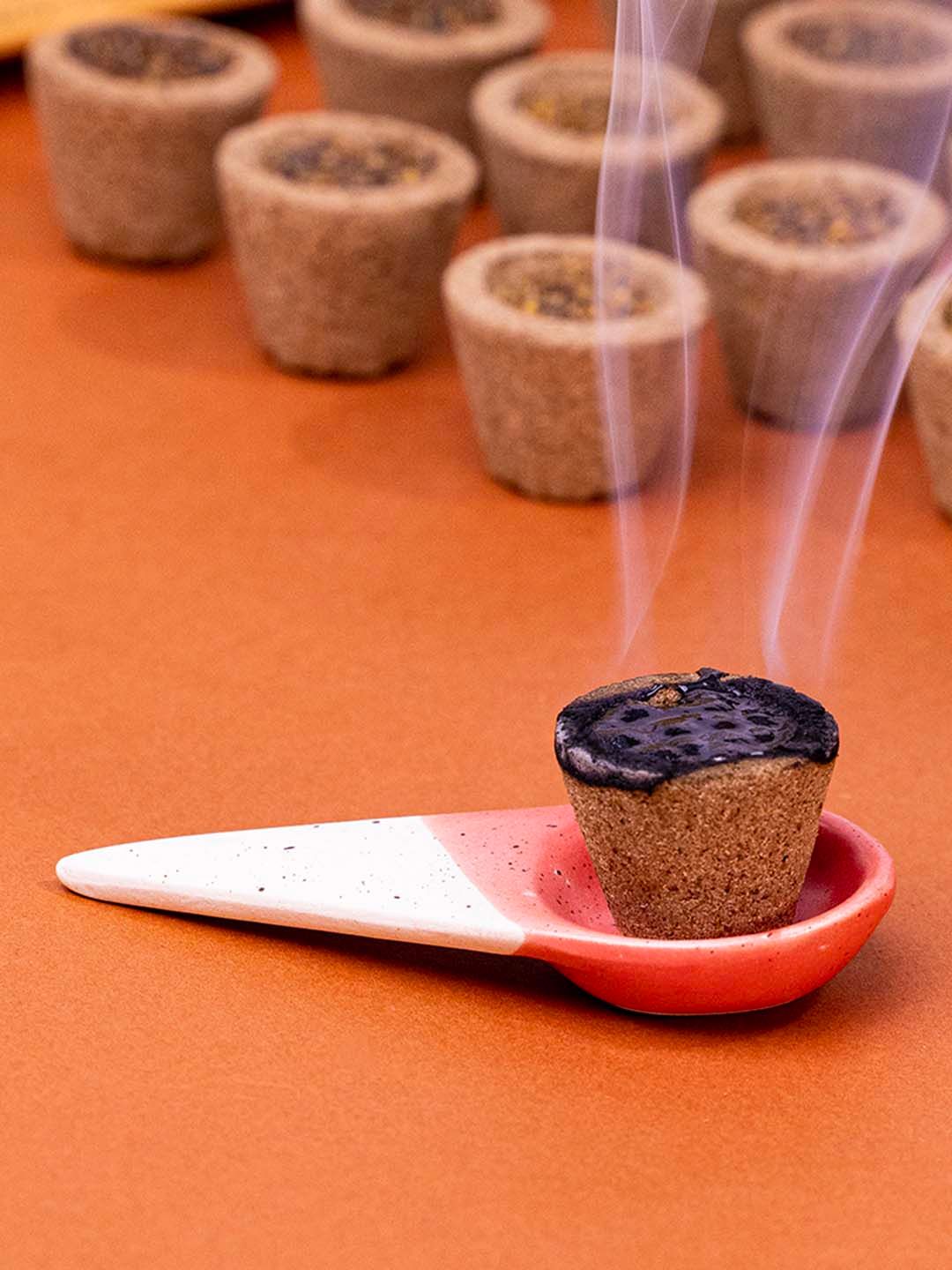 Buy Phool Sandalwood Dhoop Cups - 16 Pcs Natural Havan Cup - Home