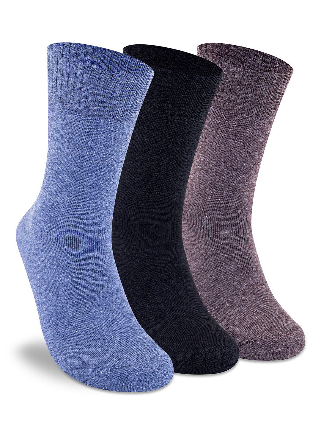 Supersox Men Woolen Pack of 3 Calf-Length Winter Socks