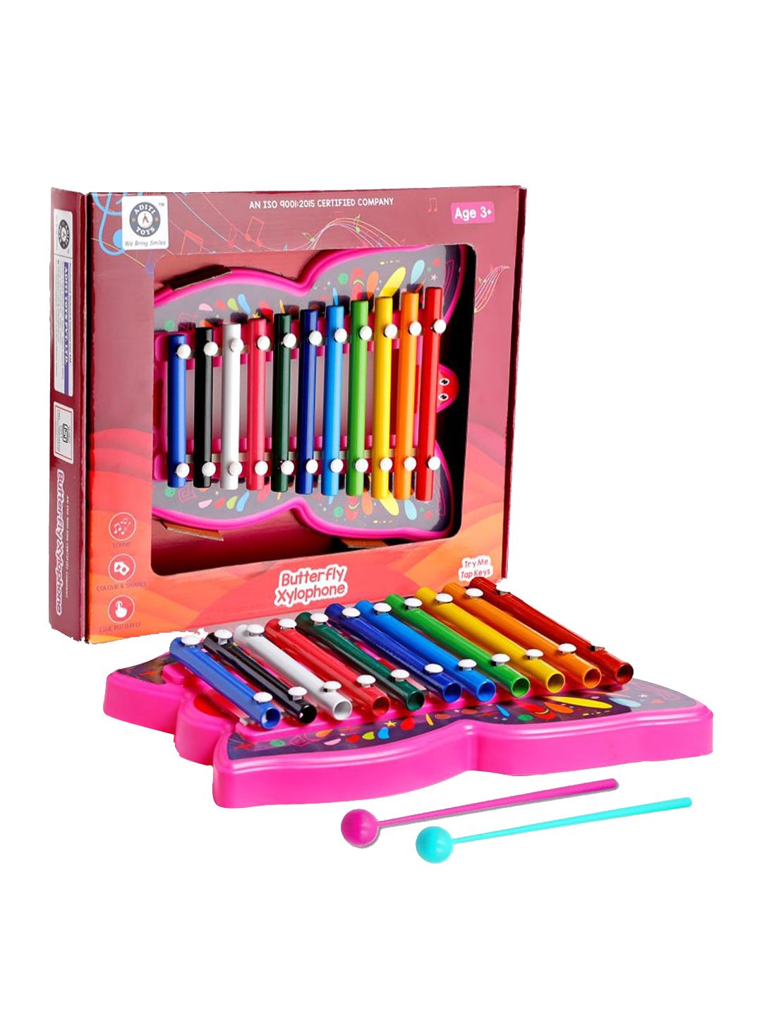 Aditi Toys Kids Musical Butterfly Xylophone Toy