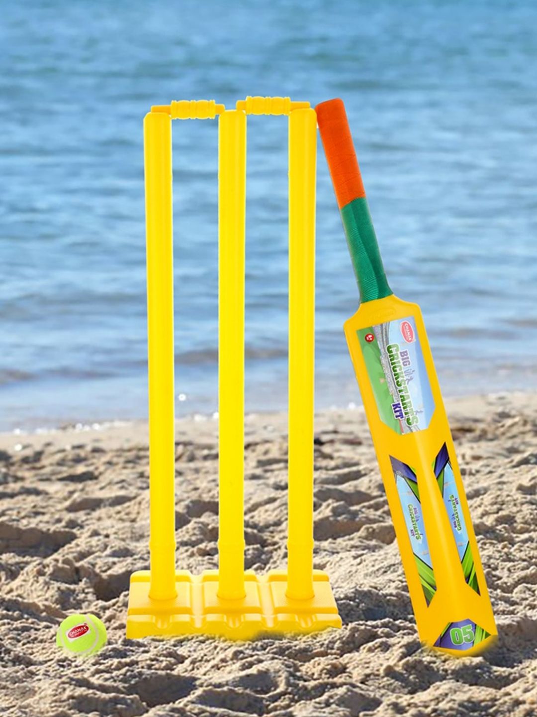 Aditi Toys Kids Yellow Small Cricket Kit