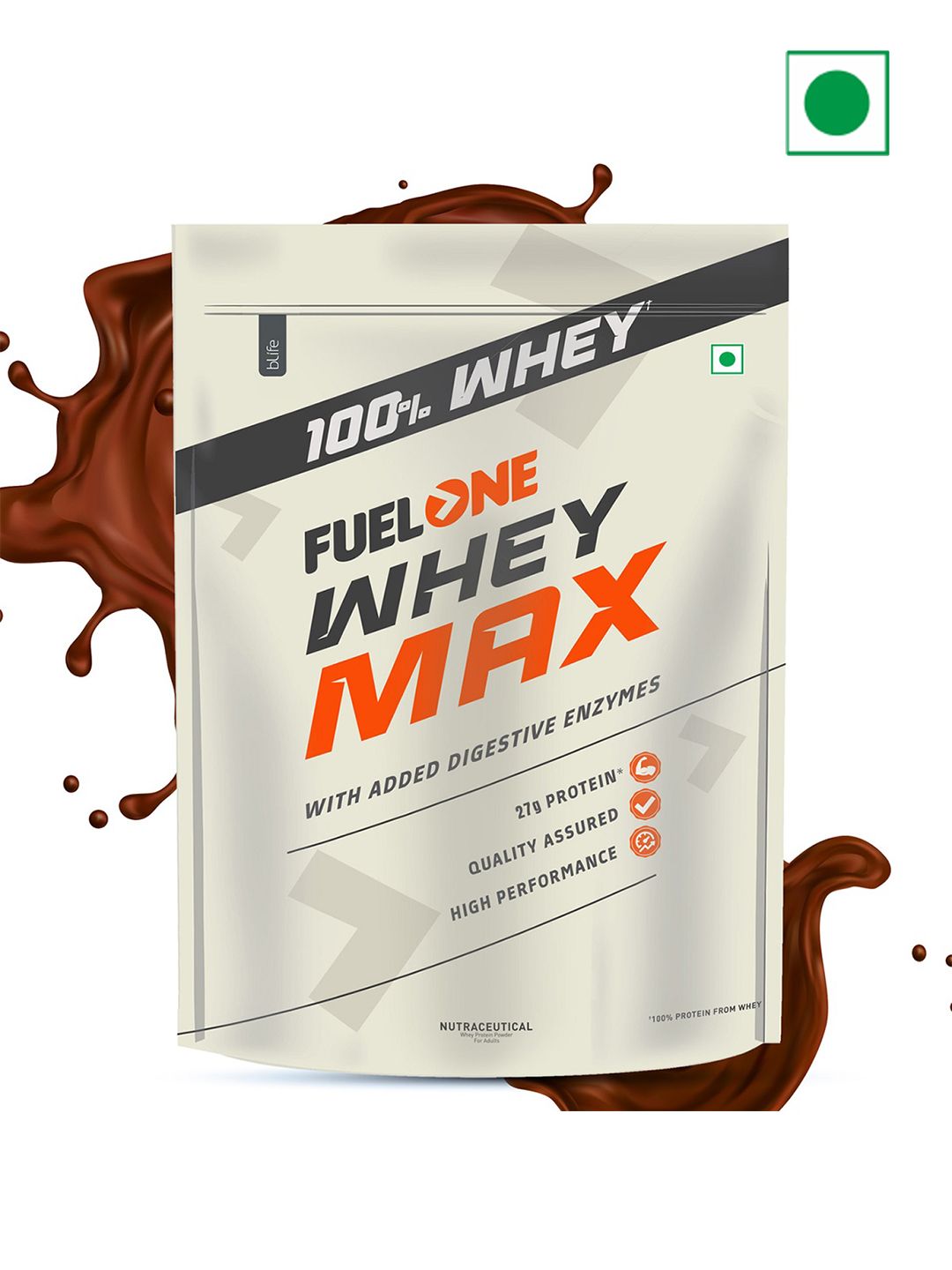 FUEL ONE FUEL ONE Whey Max Pouch Protein Chocolate- 1Kg