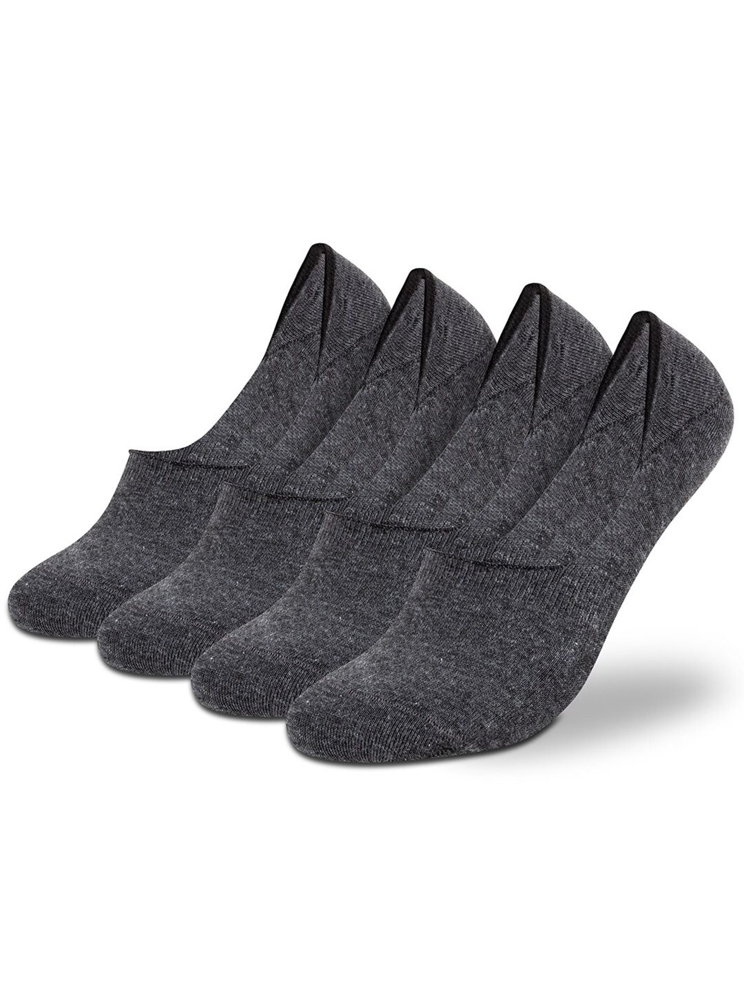 Supersox Men Pack Of 4 Anti Slip Pure Cotton Shoe Liners