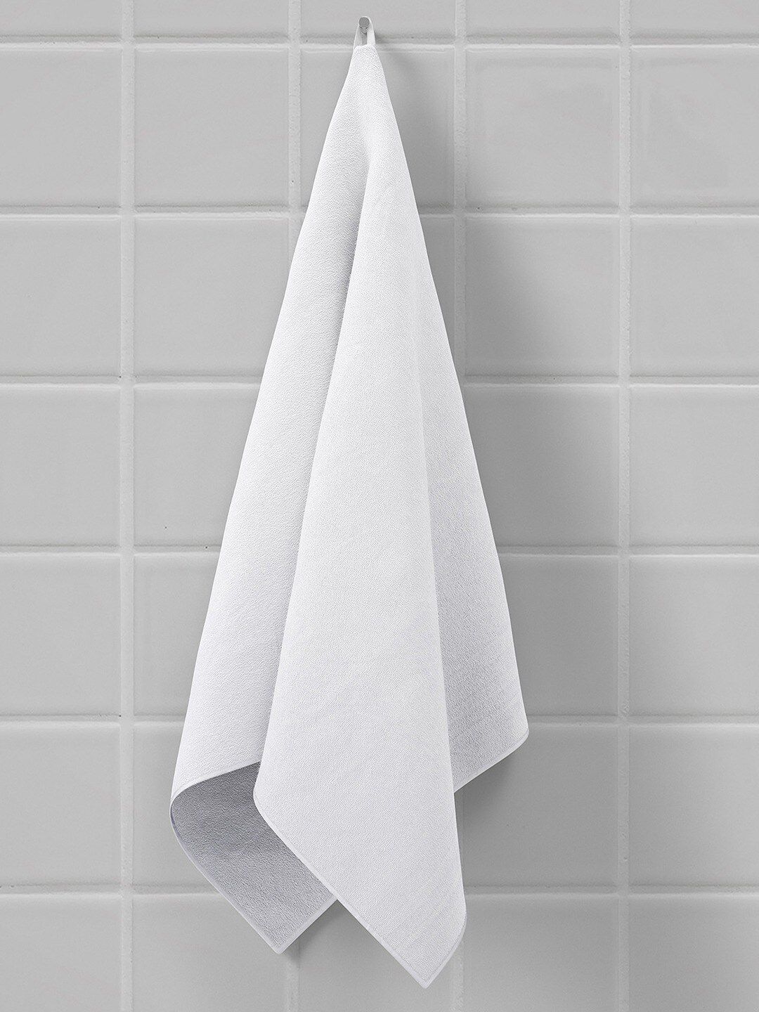 Himeya White 450 GSM Cotton Bath Towel
