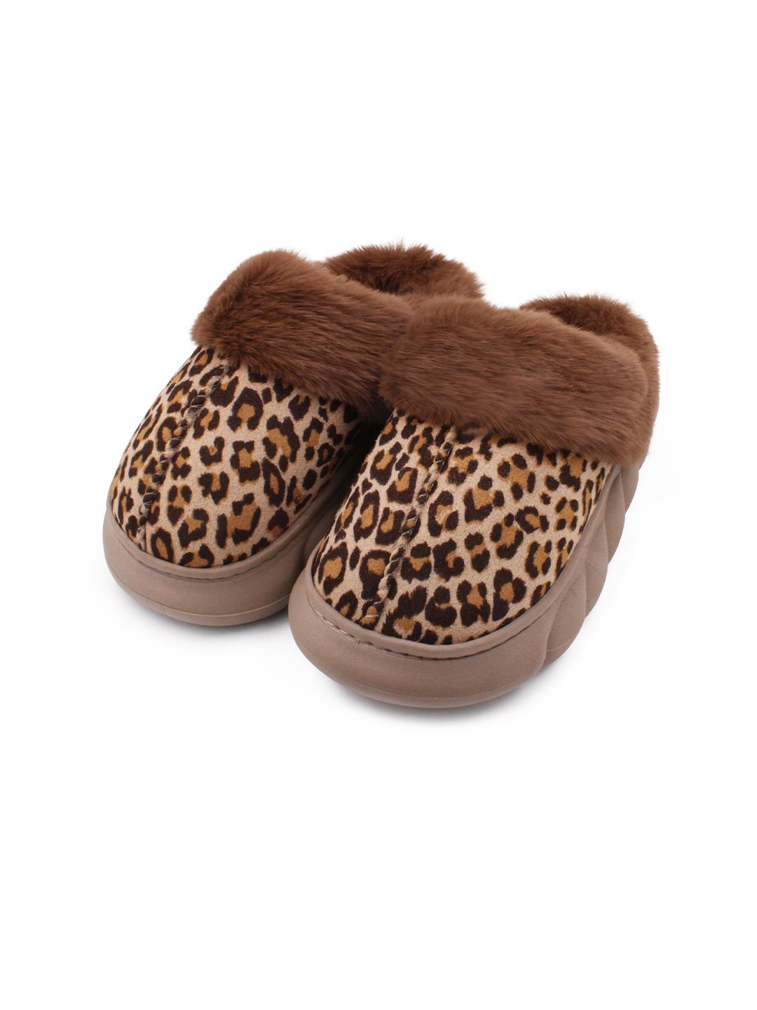 JENNA Women Printed Fur Room Slippers