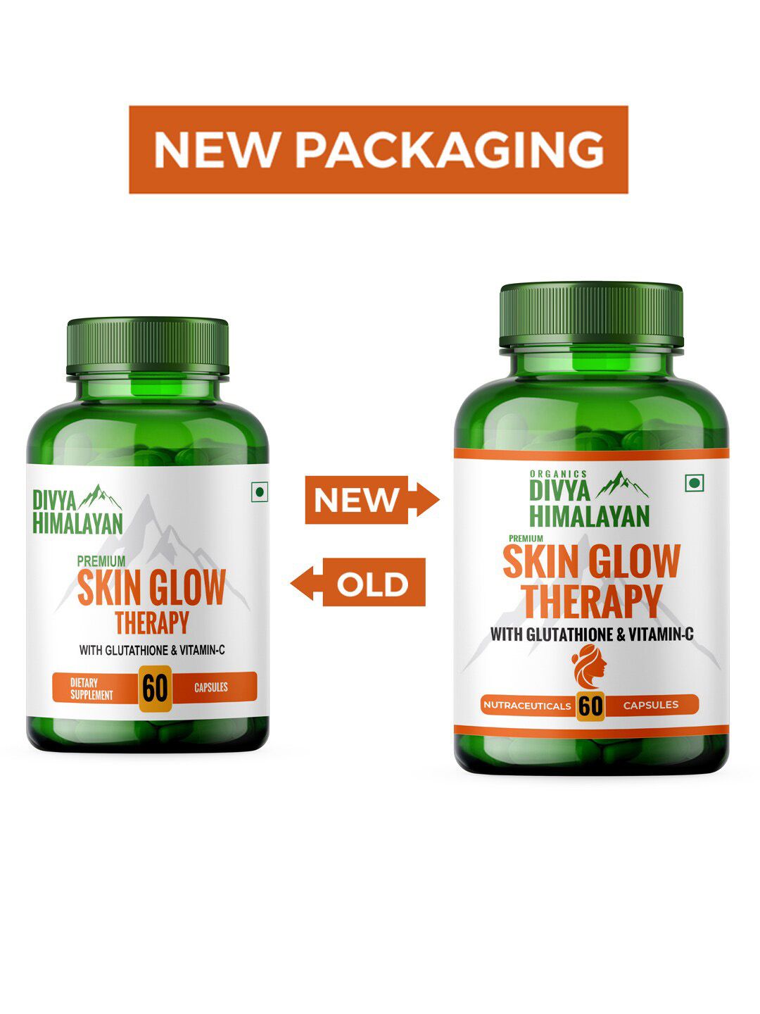 Buy Simply Herbal Divya Himalayan Skin Glow Therapy Capsules With  Glutathione - 60 Capsules - Skin Supplements for Unisex 26181566 | Myntra