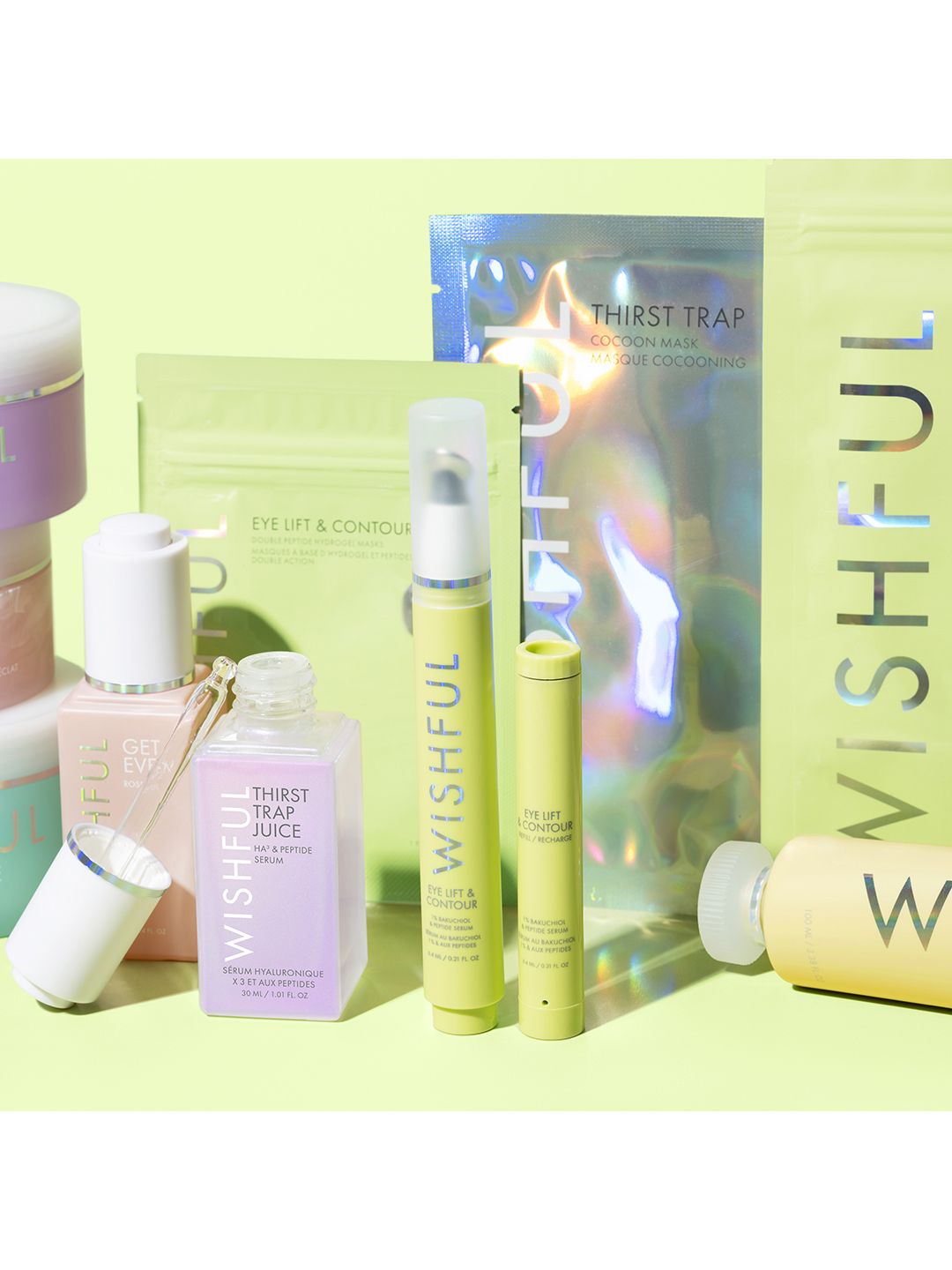 Buy WISHFUL Eye Lift & Contour Serum & Refill with Bakuchiol