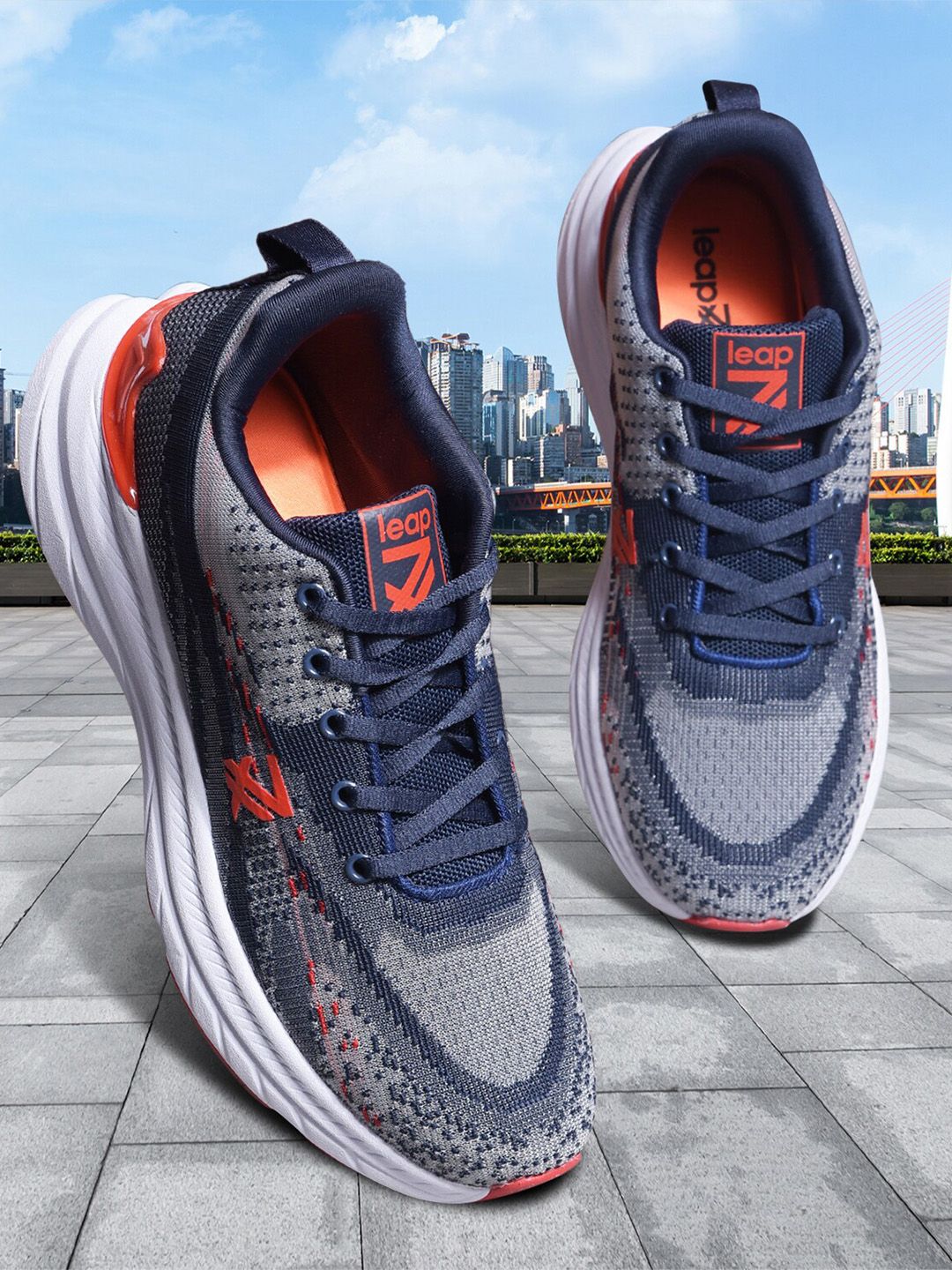 Liberty Men Textured Running Sports Shoes