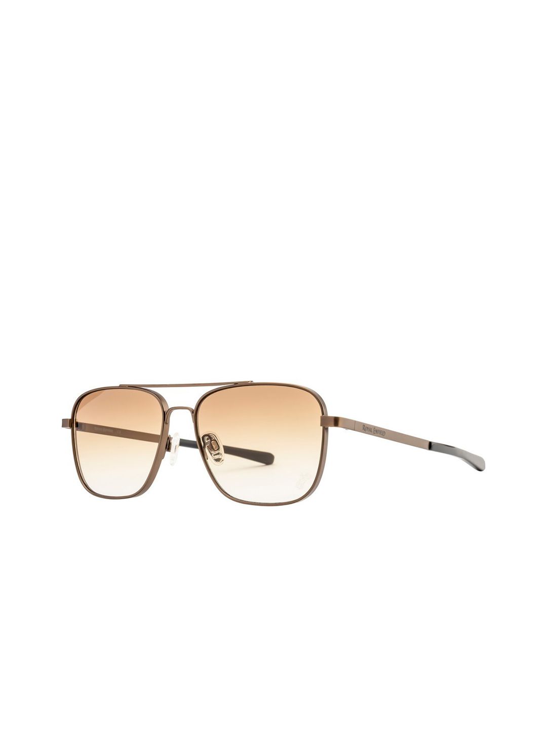 Royal Enfield Men Round Sunglasses with Polarised and UV Protected Lens RE-20002-C04