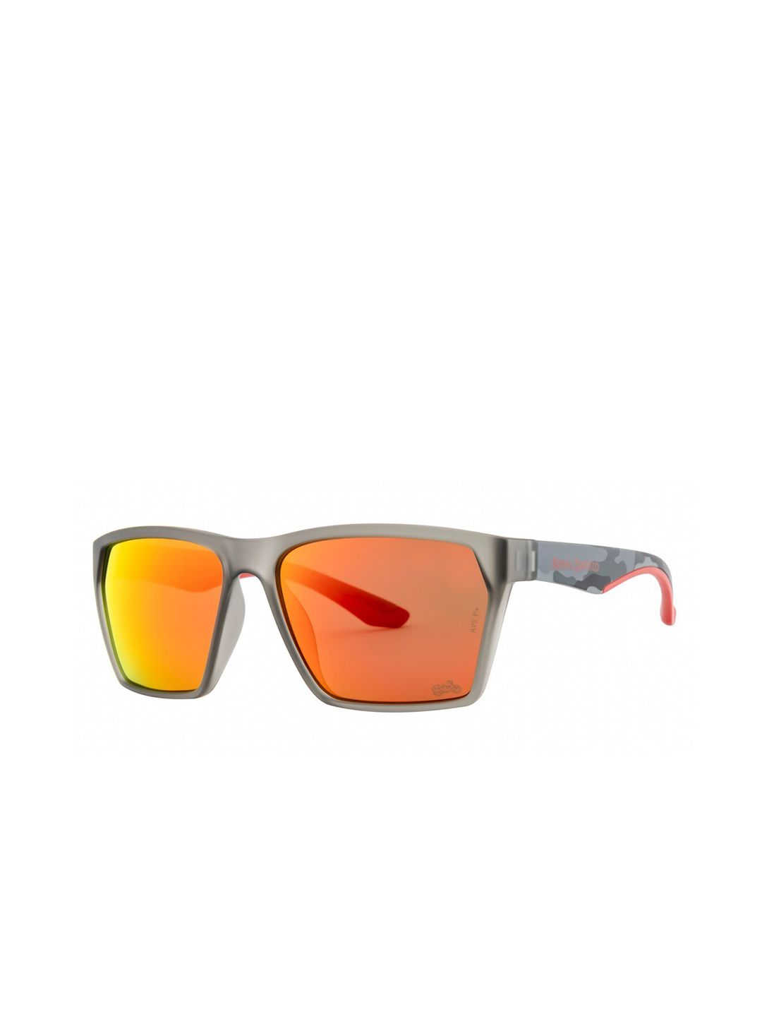 Royal Enfield Men Wayfarer Sunglasses with Polarised and UV Protected Lens RE-20017-C03