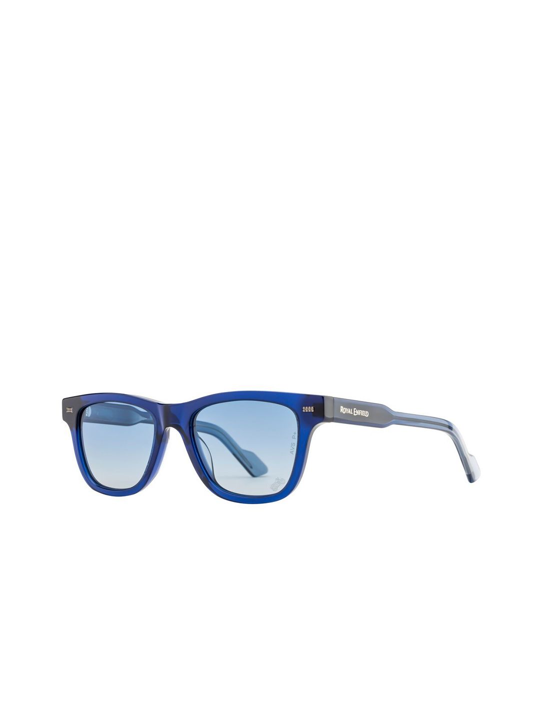 Royal Enfield Men Wayfarer Sunglasses with Polarised and UV Protected Lens RE-20012-C04