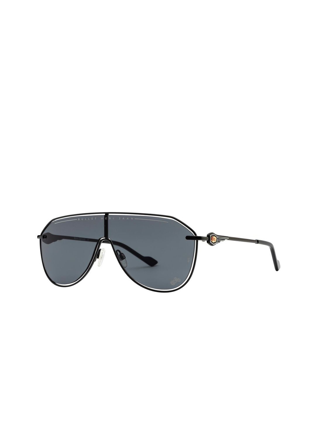 Royal Enfield Men Shield Sunglasses With Polarised And UV Protected Lens RE-20003-C06