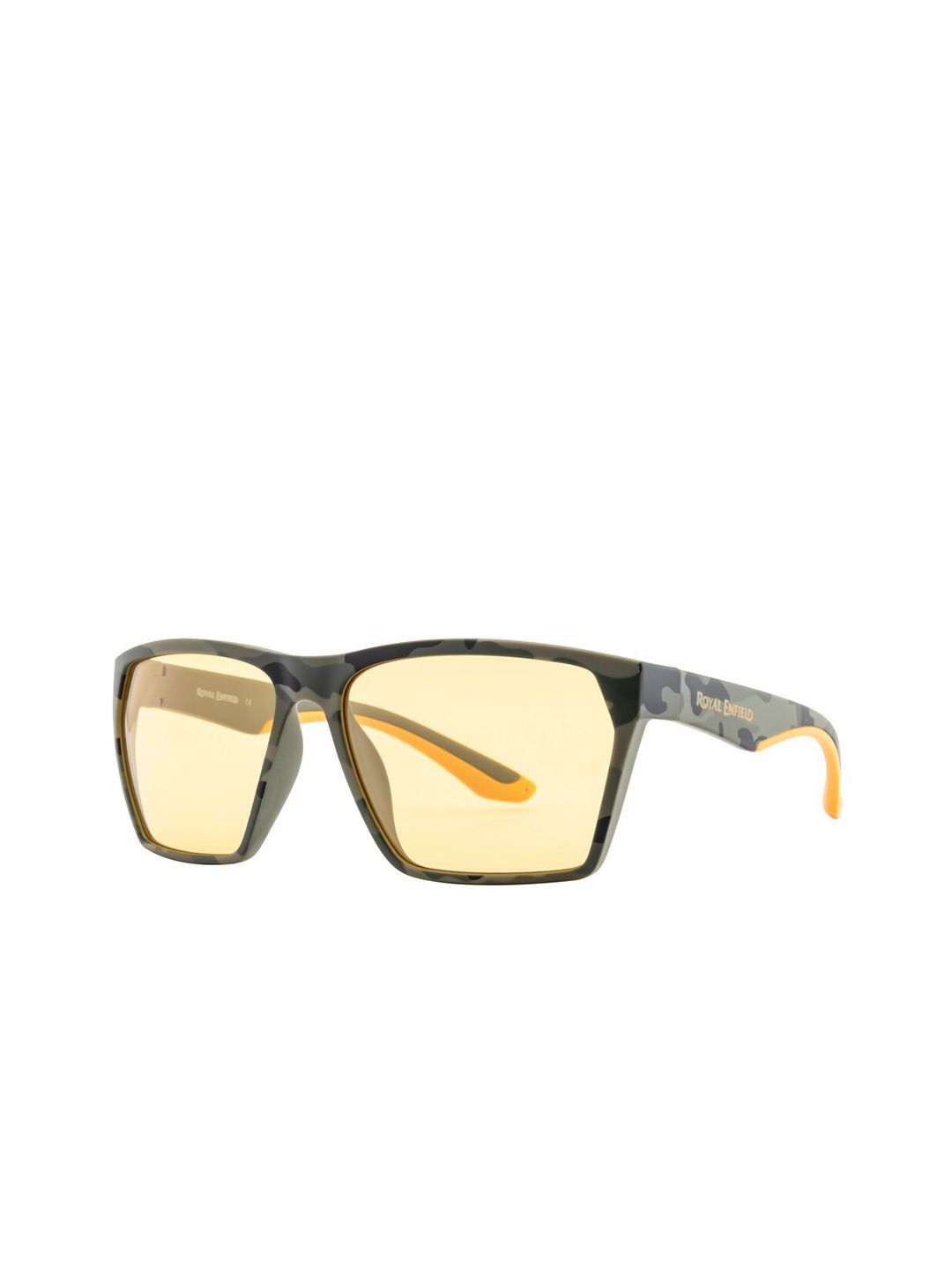Royal Enfield Men Wayfarer Sunglasses With UV Protected Lens RE-20017-C04