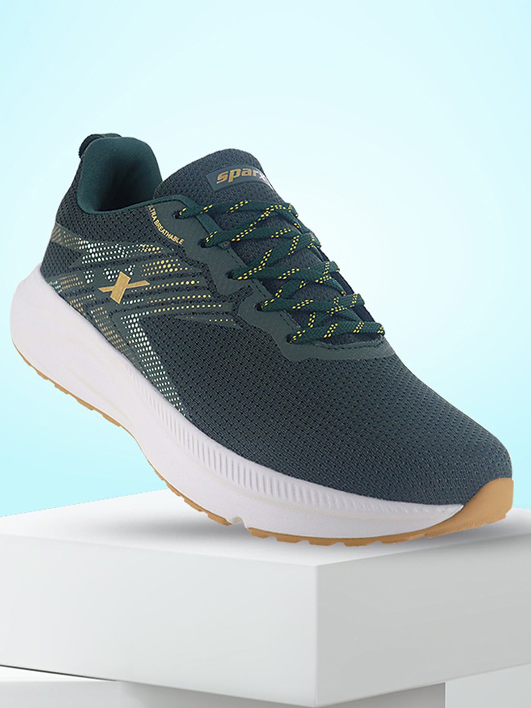 Sparx Men Textured Lace Up Sports Shoes
