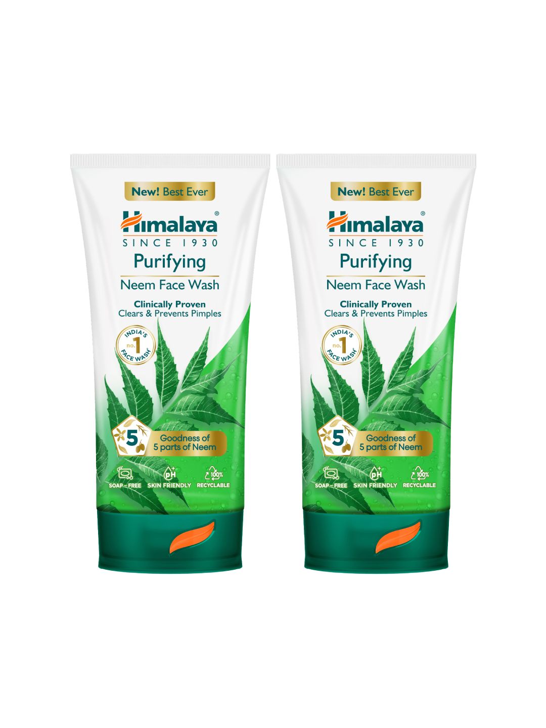 Himalaya Himalaya Set of 2 Purifying Neem Face Wash - 150ml each