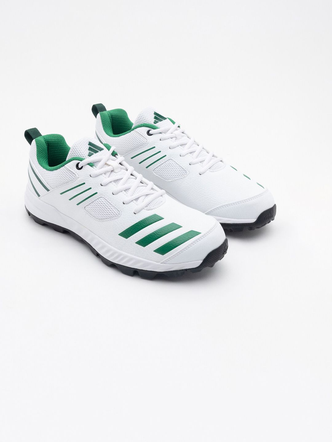 adidas gazelle silver green womens Adidas CriNu 23 M Cloud White / Lucid Lemon / Off White Cricket Shoes main image 1
