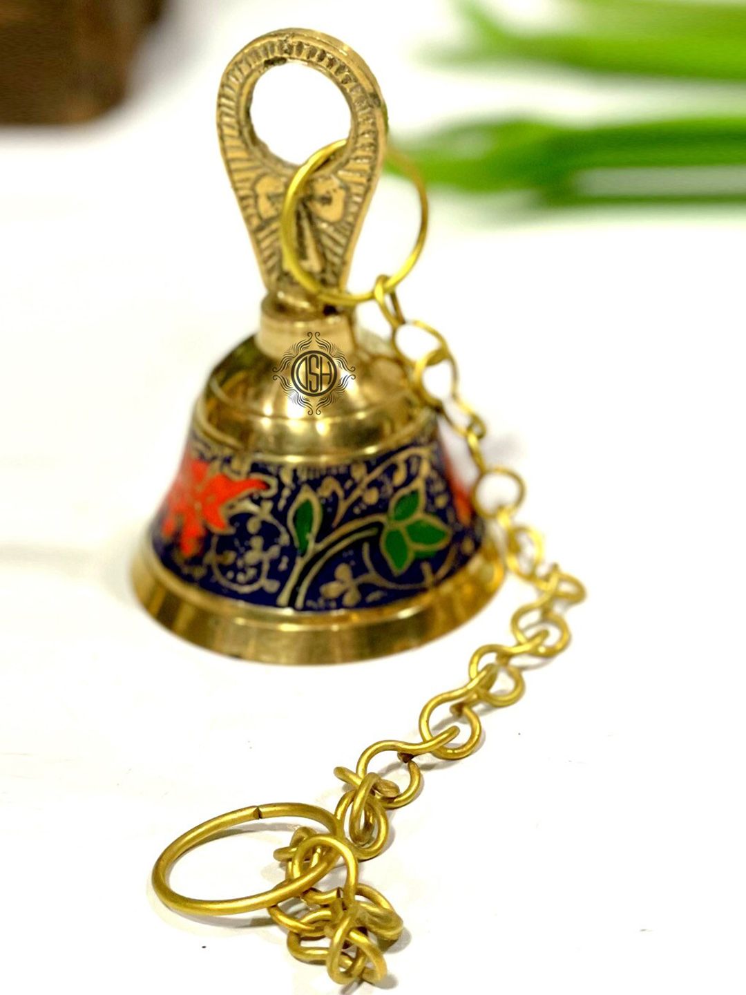 DSH Crafting Your Curiosity Brass Easy to Clean Navratri Pooja Bell