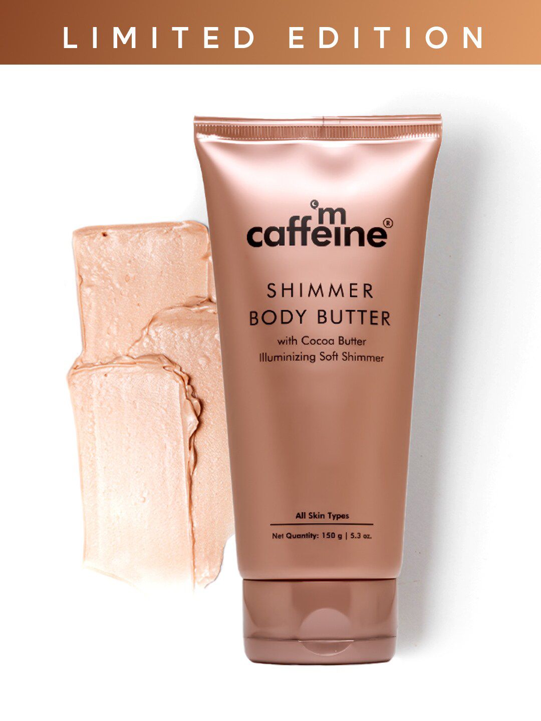 MCaffeine Shimmer Body Butter - 150 g