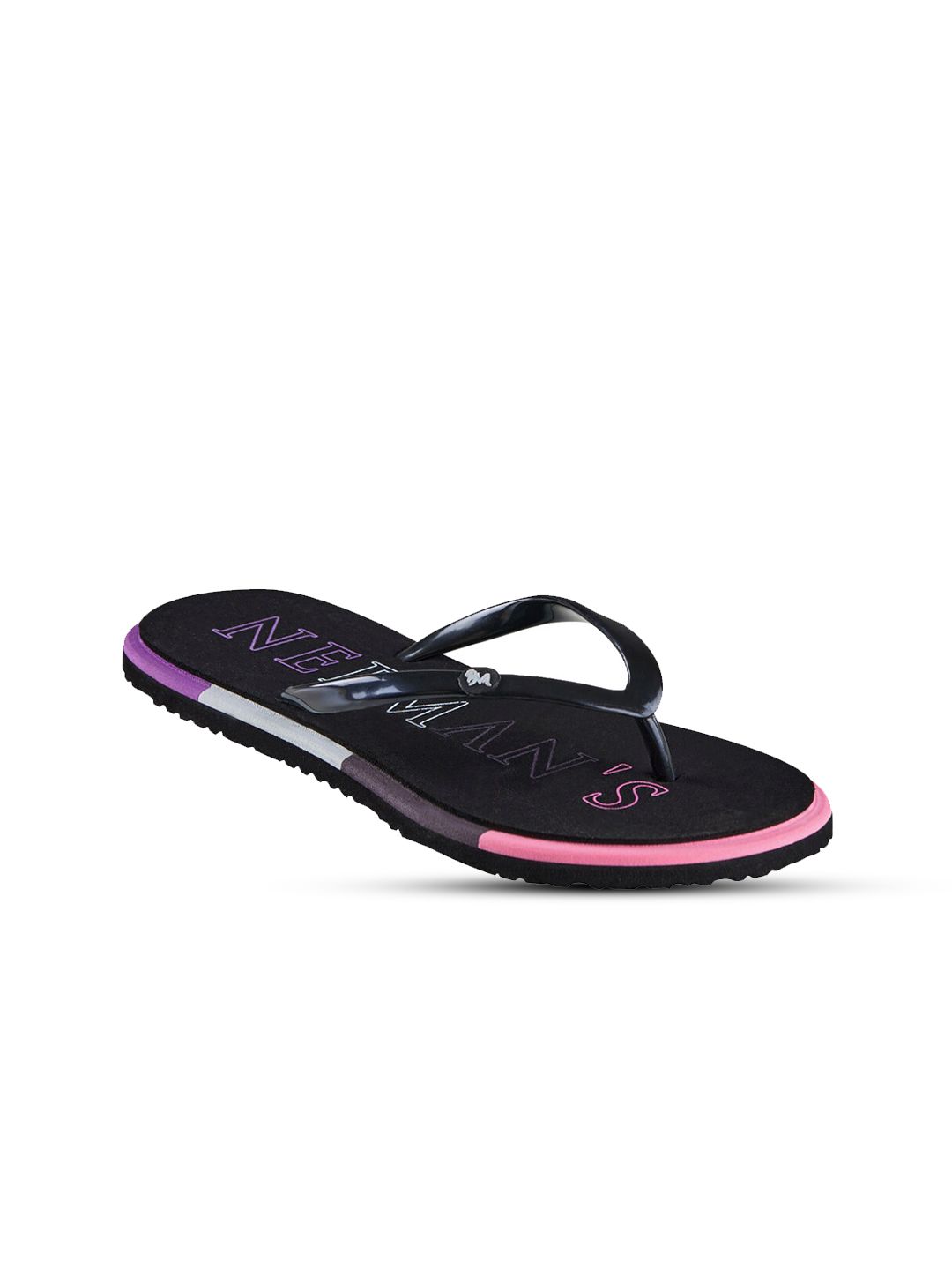 NEEMANS Women Comfortable Printed Rubber Thong Flip-Flops