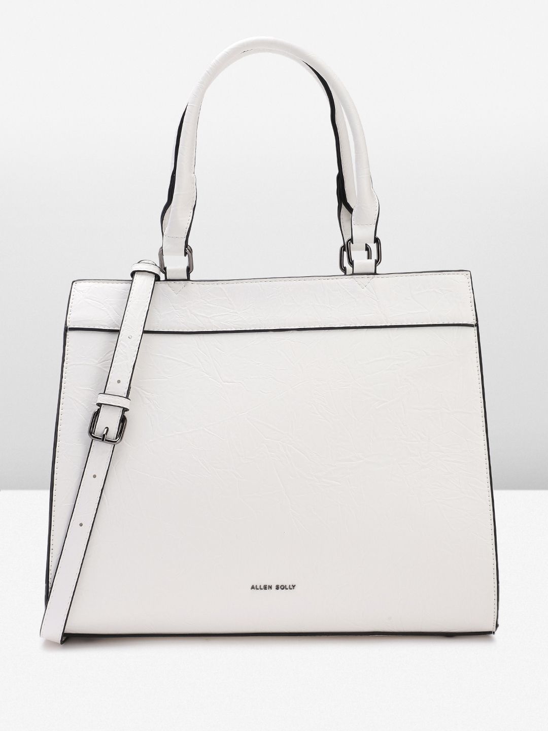 Allen Solly Solid Handheld Bag