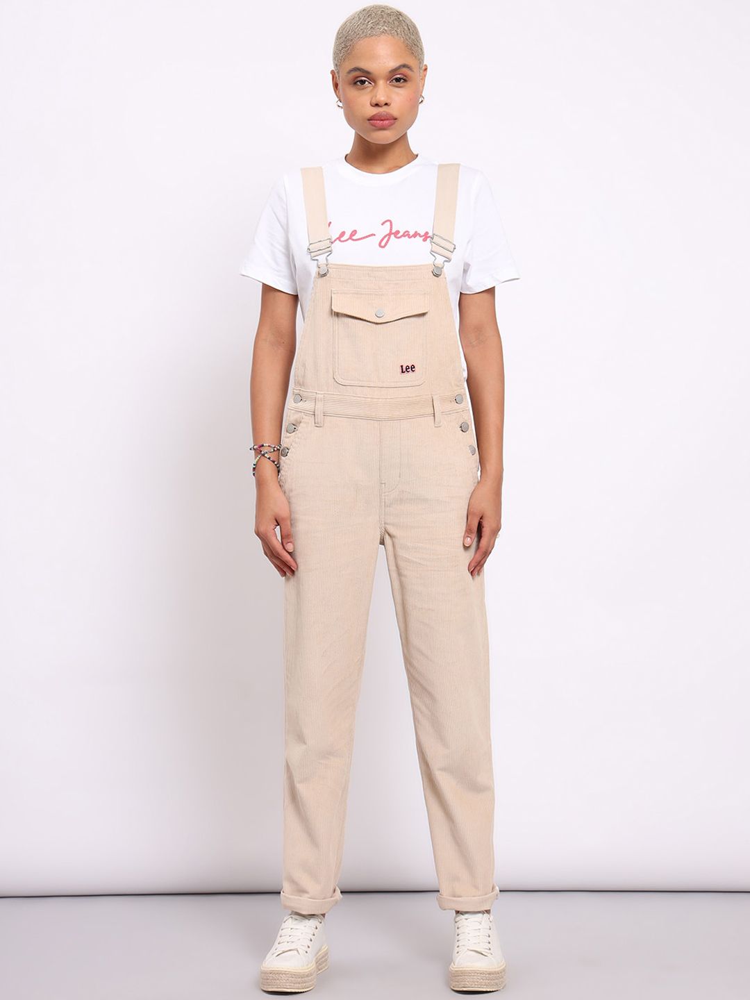 Lee Cotton Dungaree With T-Shirt Price in India