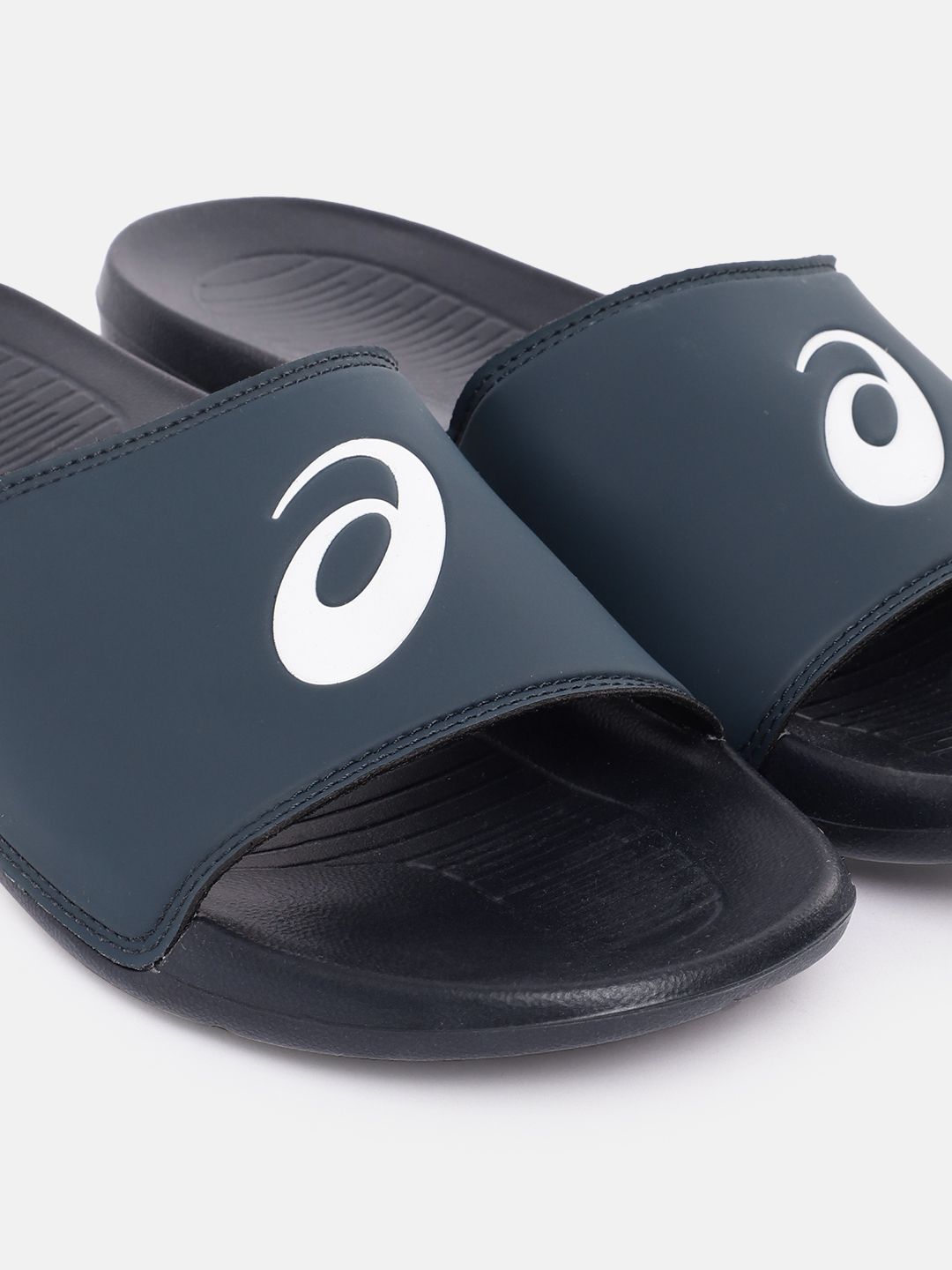 Buy ASICS Unisex Brand Logo Printed Sliders - Flip Flops for