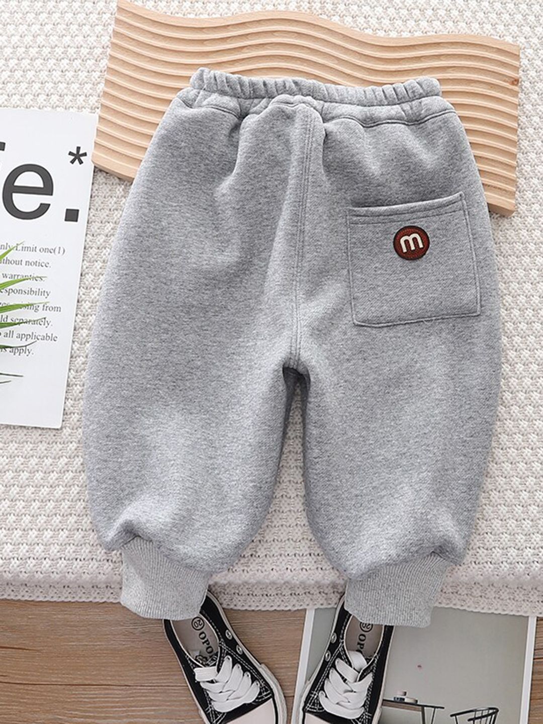 StyleCast Kids Grey Mid-Rise Easy Wash Jogger