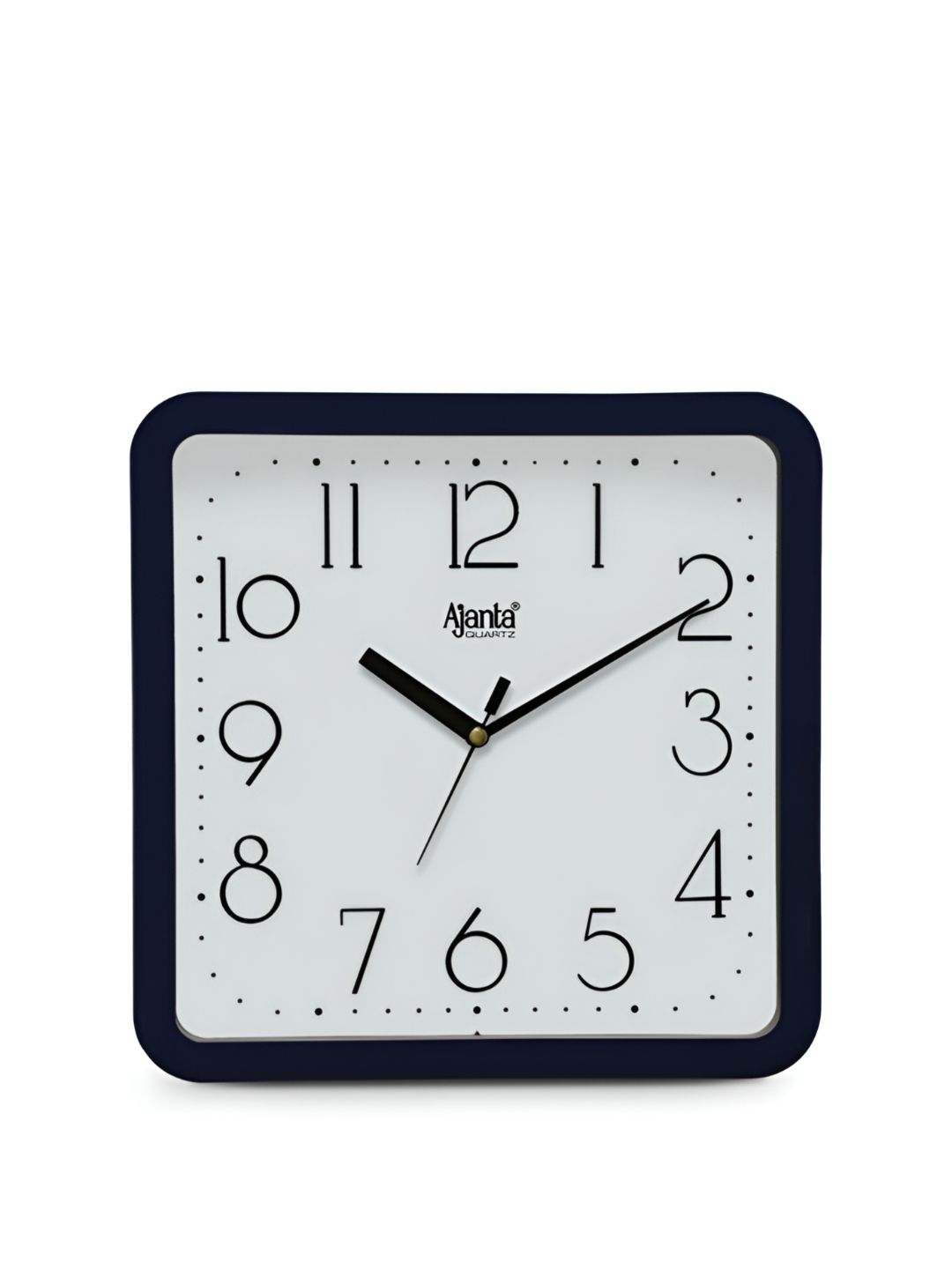 Ajanta Ajanta Black Square Glass Wall Clock