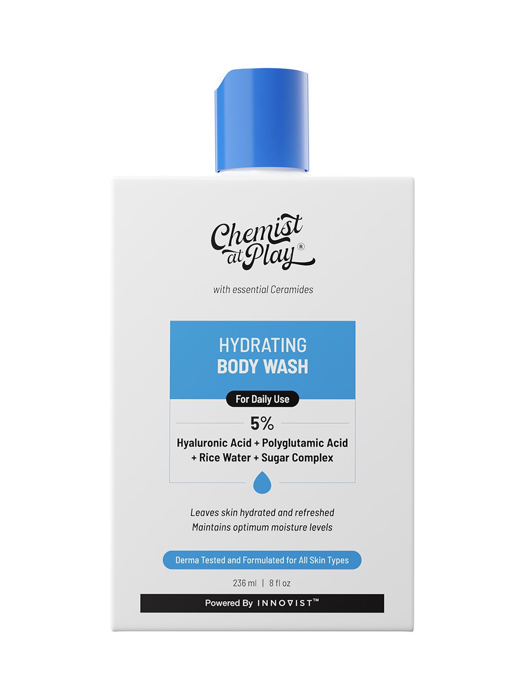 Chemist at Play  Hydrating Body Wash With 5% Niacinamide & Hyaluronic Acid - 236ml