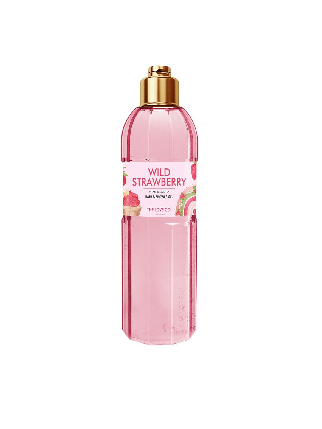 The Love Co Luxury Wild Strawberry Shower Gel - 250ml