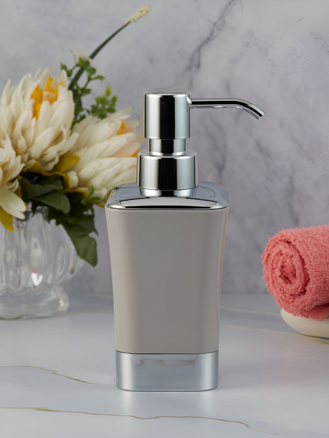 Kookee Grey solid Soap Dispenser