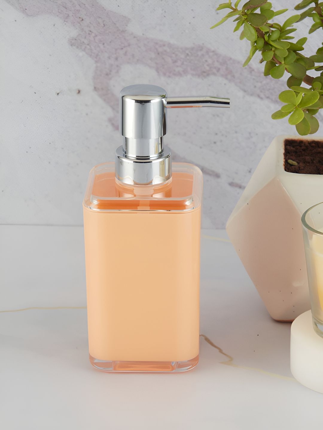Kookee Orange Rectangular Soap Dispenser