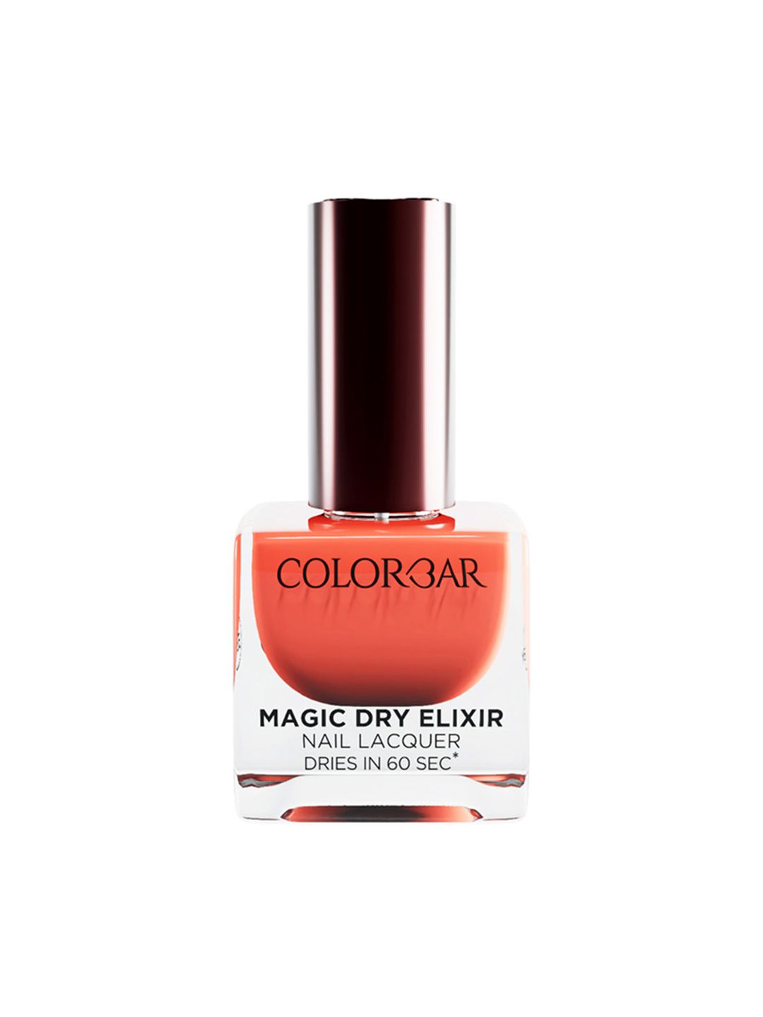 Colorbar Magic Dry Elixir Quick Dry Luxe Nail Lacquer 12ml - Quick Coral 031