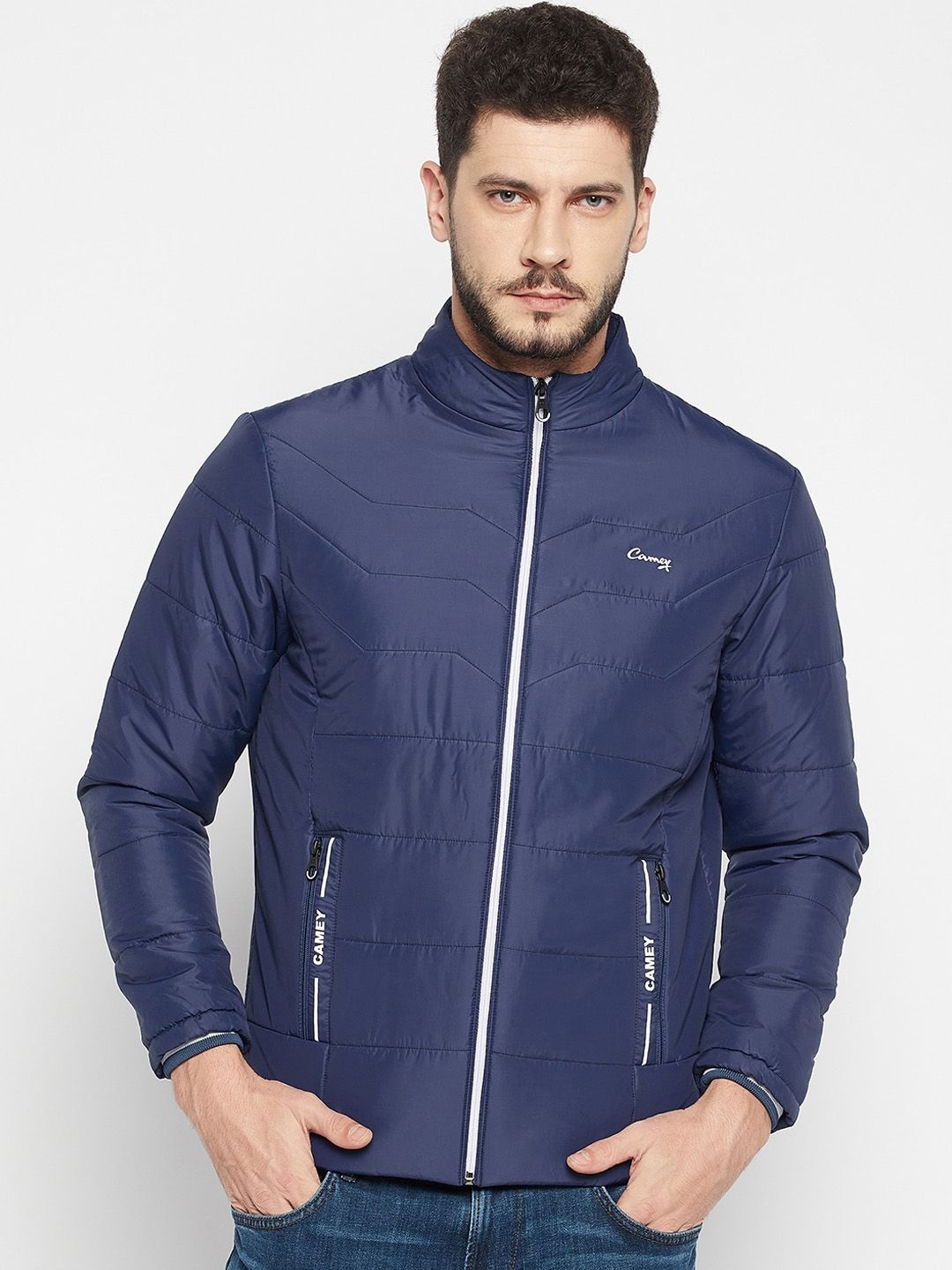 Camey Mock Collar Lightweight Padded Jacket