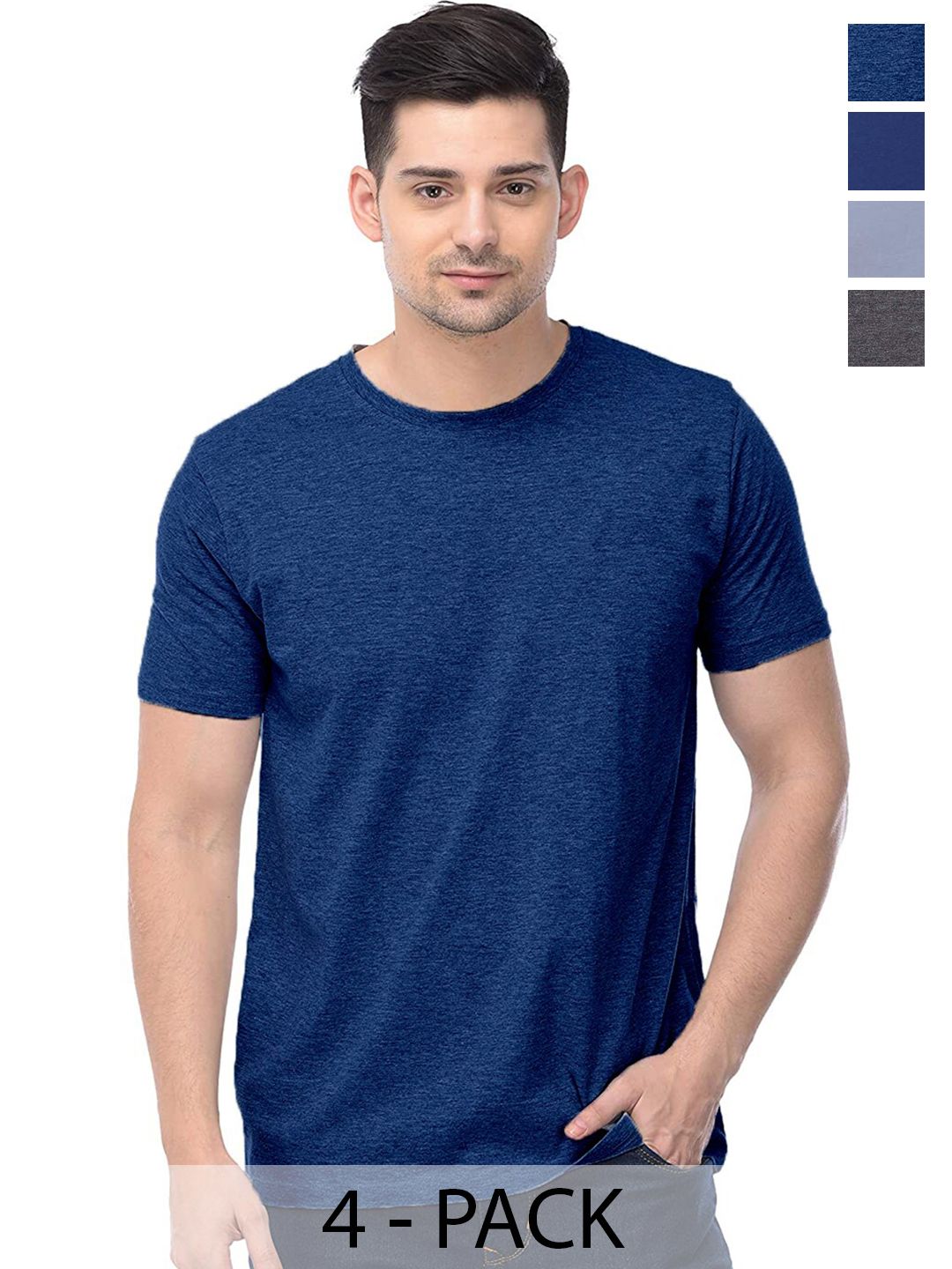 COLOR CAPITAL Unisex Multicoloured 4 T-shirt Price in India