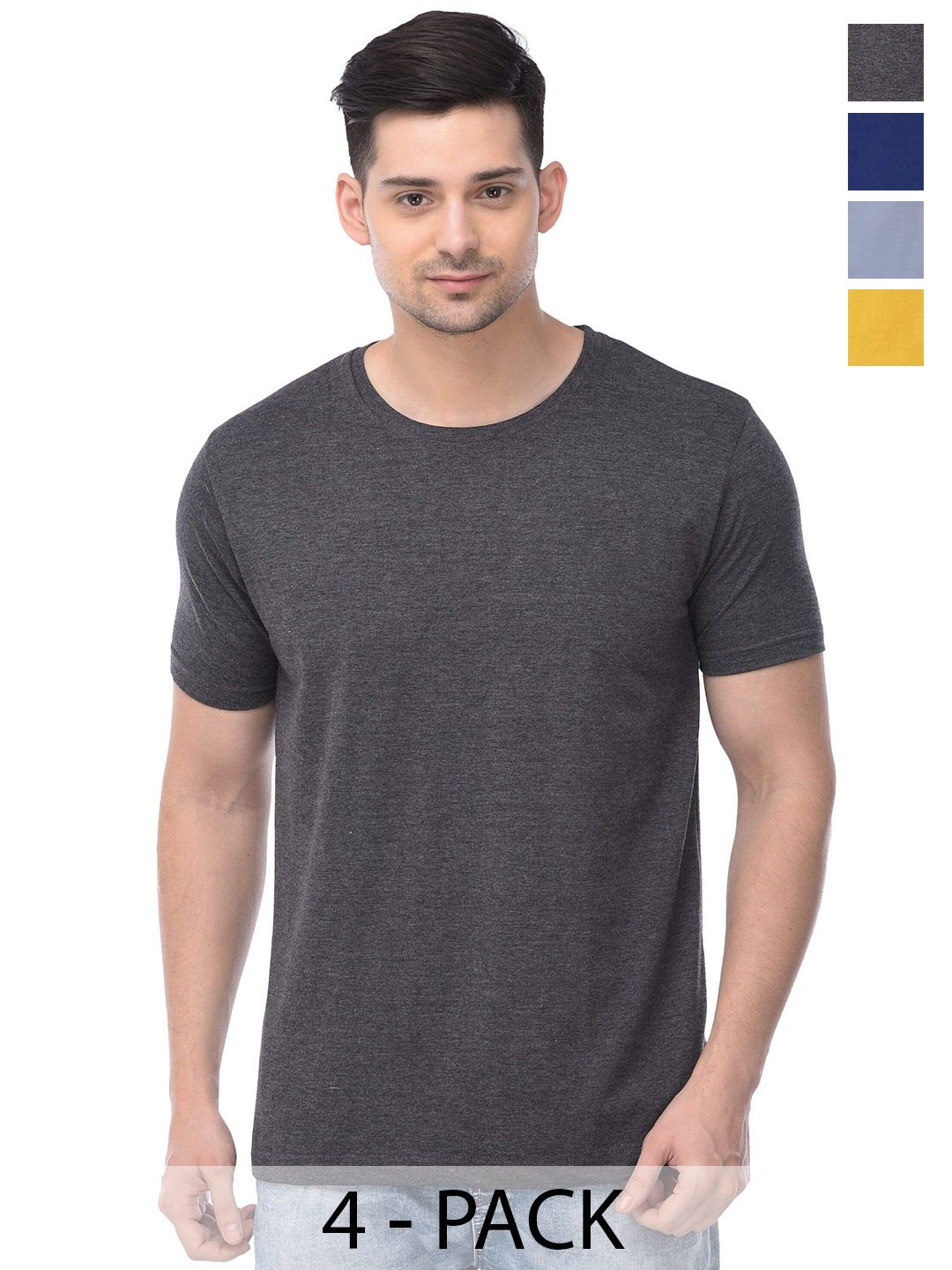 COLOR CAPITAL Unisex Multicoloured 4 T-shirt Price in India